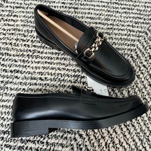 H&M Black Loafers size 9